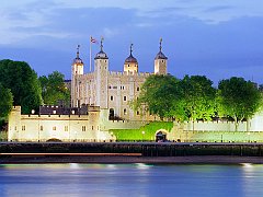 Tower of London at Night, London, England